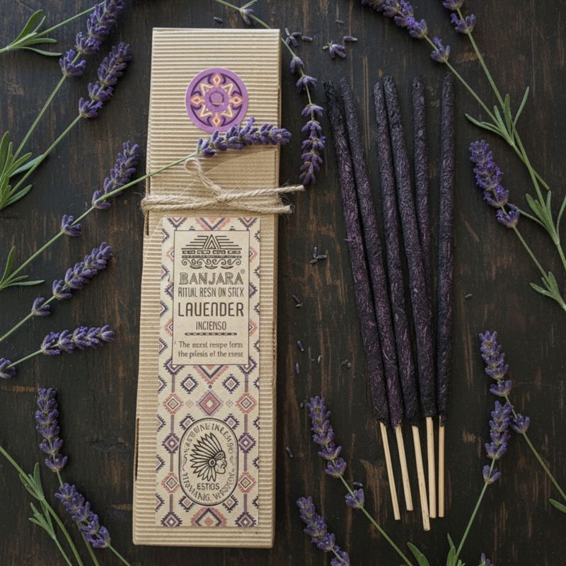 Ritualharts på Pinne - Lavendel