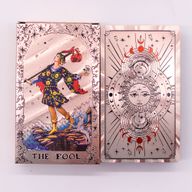 Tarotkortlek med Roséguldfolie - Månfas - med Guidehäfte