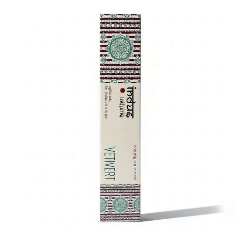 Indus Treasures Rökelsepinnar - Vetiver - 15g