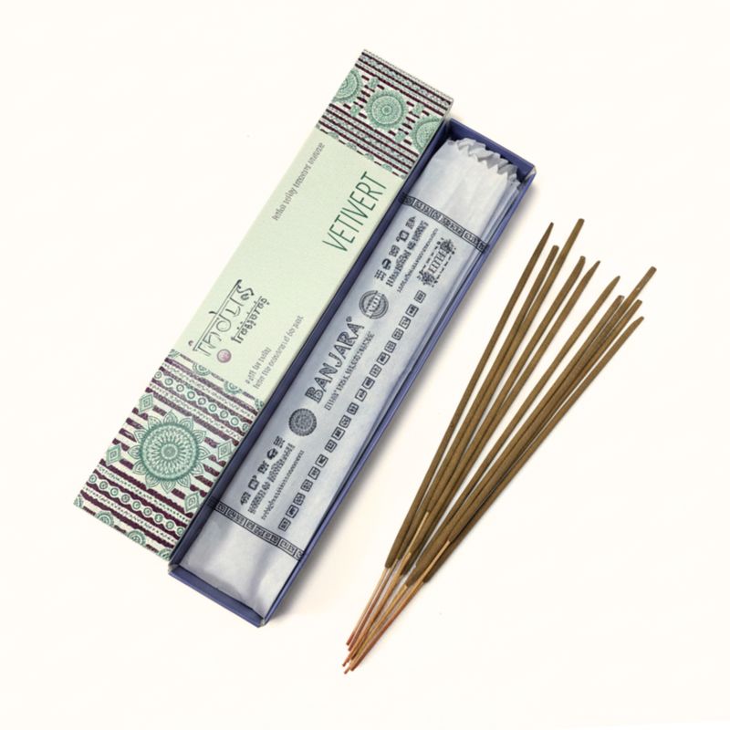 Indus Treasures Rökelsepinnar - Vetiver - 15g
