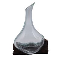 Smält Glas på Trä - Mini Karaff