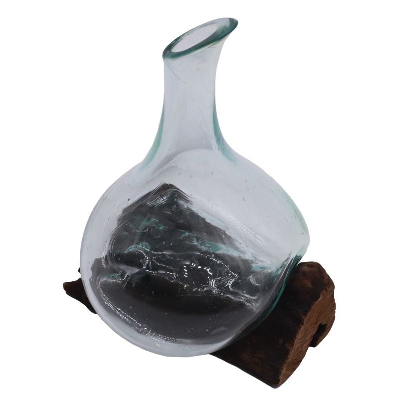 Smält Glas på Trä - Mini Karaff