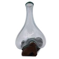 Smält Glas på Trä - Mini Karaff
