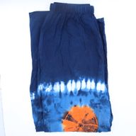 Loungebyxor i Japan-stil - L - Blå, Turkos / Orange