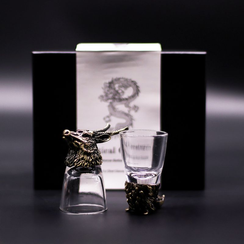 Gåvoset med 6 Bottom Up Shotglas (50ml) - Vilda Skogsvarelser