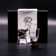 Gåvoset med 6 Bottom Up Shotglas (50ml) - Mystiska Varelser
