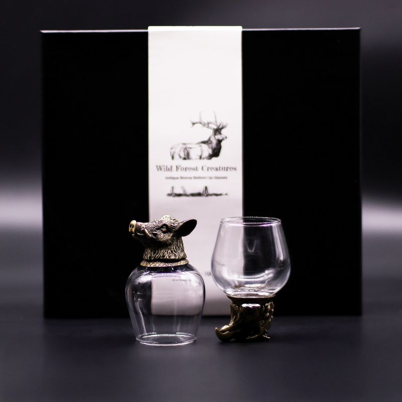 Gåvoset med 6 Bottom Up Glas (100ml) - Vilda Skogsvarelser