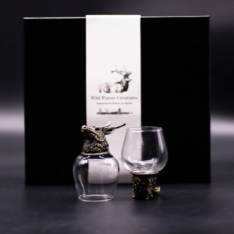 Gåvoset med 6 Bottom Up Glas (100ml) - Vilda Skogsvarelser