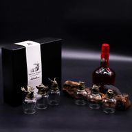 Gåvoset med 6 Bottom Up Glas (100ml) - Vilda Skogsvarelser