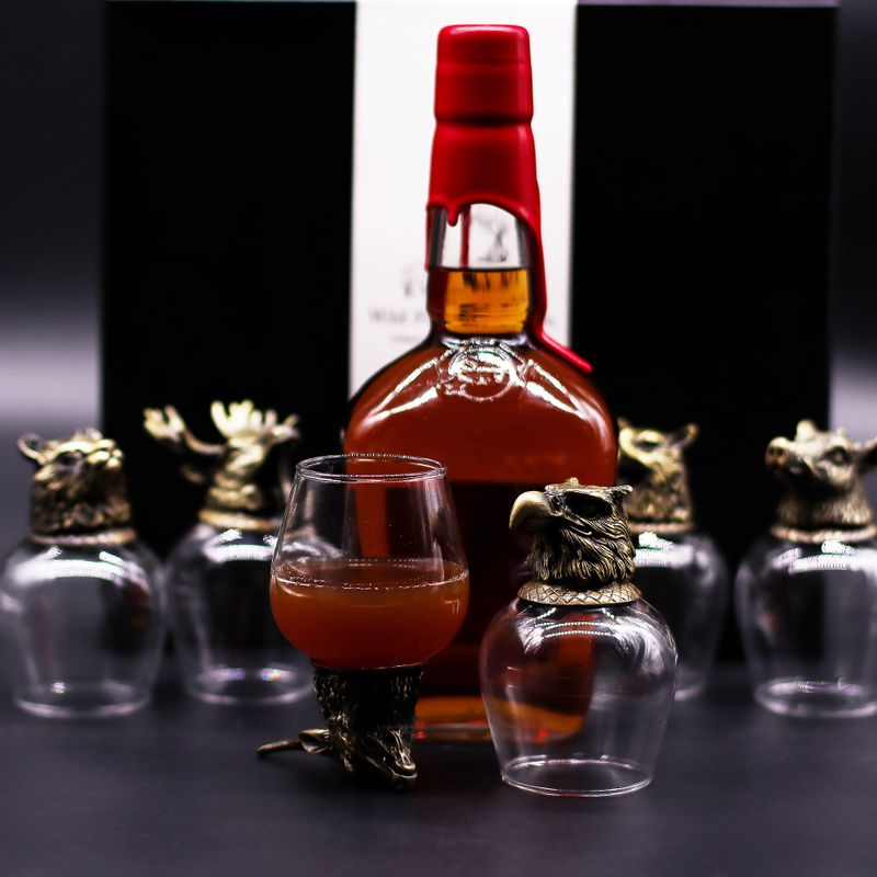 Gåvoset med 6 Bottom Up Glas (100ml) - Vilda Skogsvarelser