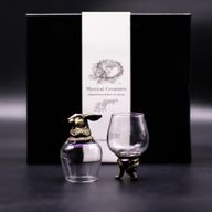 Gåvoset med 6 Bottom Up Glas (100ml) - Mystiska Varelser
