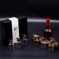 Gåvoset med 6 Bottom Up Glas (100ml) - Mystiska Varelser