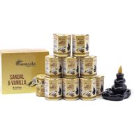 Aromatika Masala Tillbakaflöde Rökelsekoner - Sandelträ & Vanilj