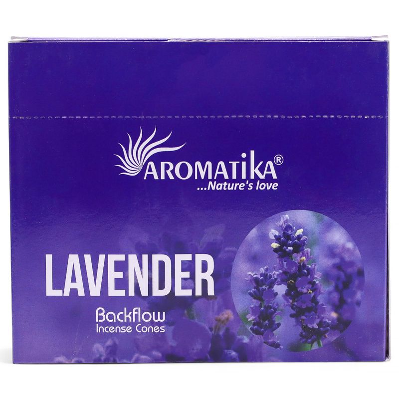 Aromatika Masala Tillbakaflöde Rökelsekoner - Lavendel