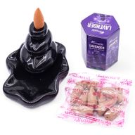 Aromatika Masala Tillbakaflöde Rökelsekoner - Lavendel