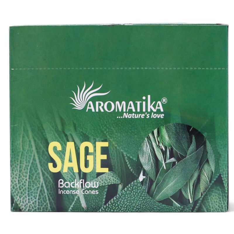Aromatika Masala Tillbakaflöde Rökelsekoner - Salvia