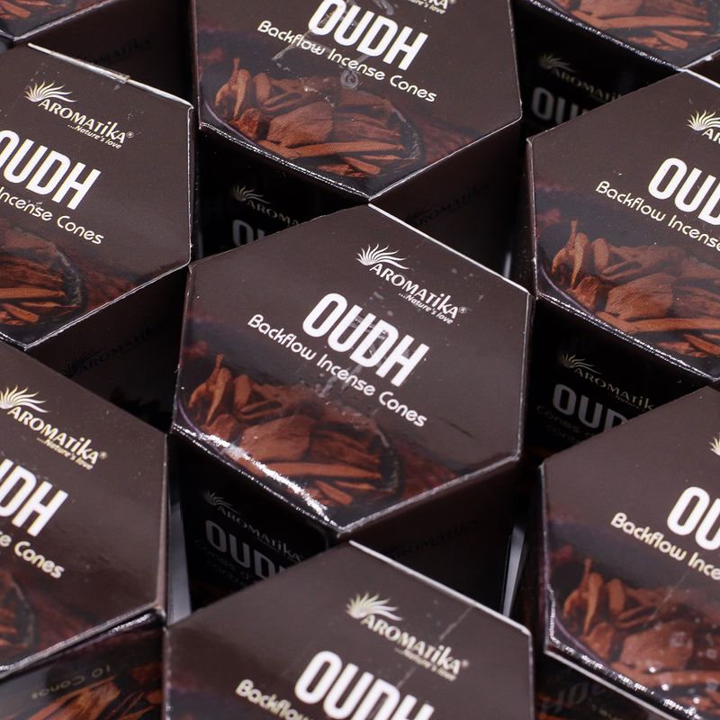 Aromatika Masala Tillbakaflöde Rökelsekoner - Oudh