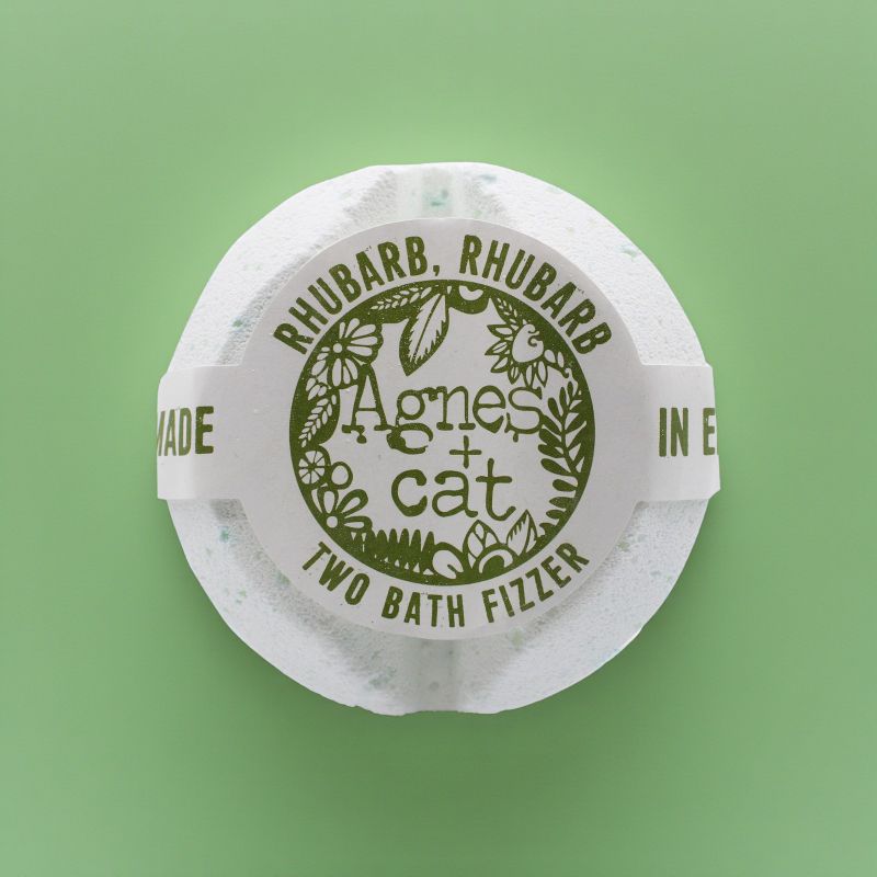 Brusande Badbomber 210g - Rabarber