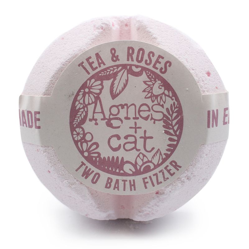 Brusande Badbomber 210g - Te och Rosor