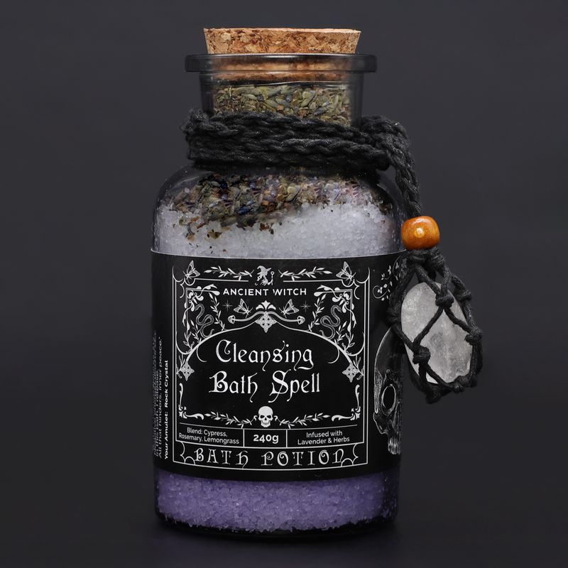 Ancient Witch Badelixir & Bergkristall Amulett - Rening