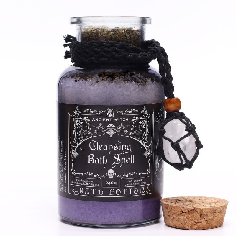 Ancient Witch Badelixir & Bergkristall Amulett - Rening