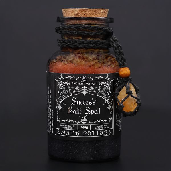 Ancient Witch Badelixir & Citrin Amulett - Framgång