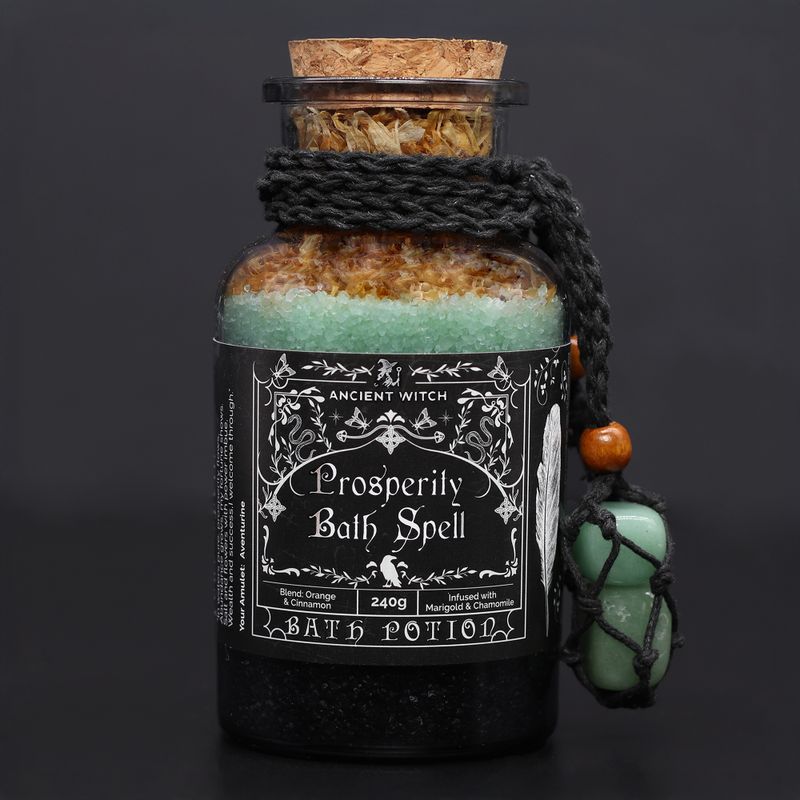 Ancient Witch Badelixir & Aventurin Amulett - Välstånd