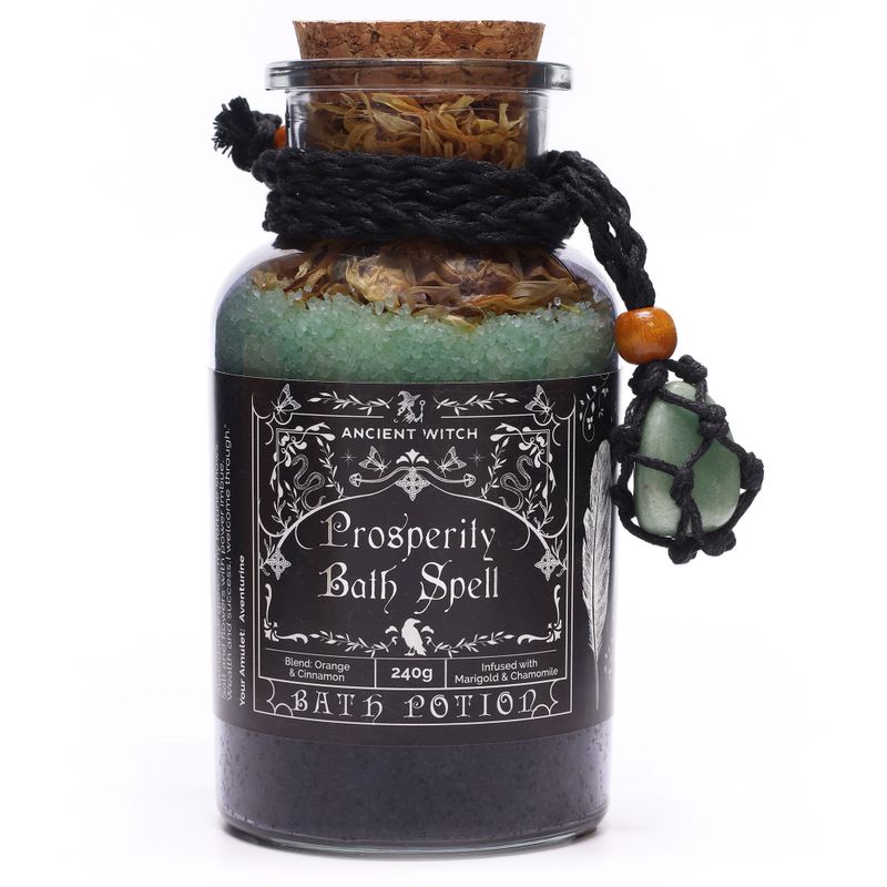 Ancient Witch Badelixir & Aventurin Amulett - Välstånd