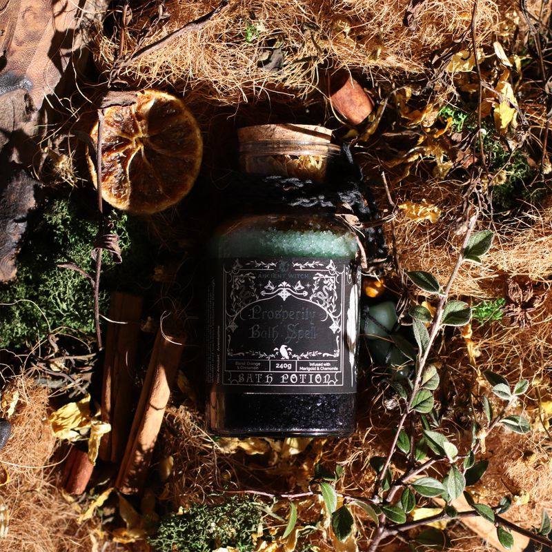 Ancient Witch Badelixir & Aventurin Amulett - Välstånd