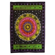 Väggdekoration i Bomull (70x110cm) - Färgstark Zodiak