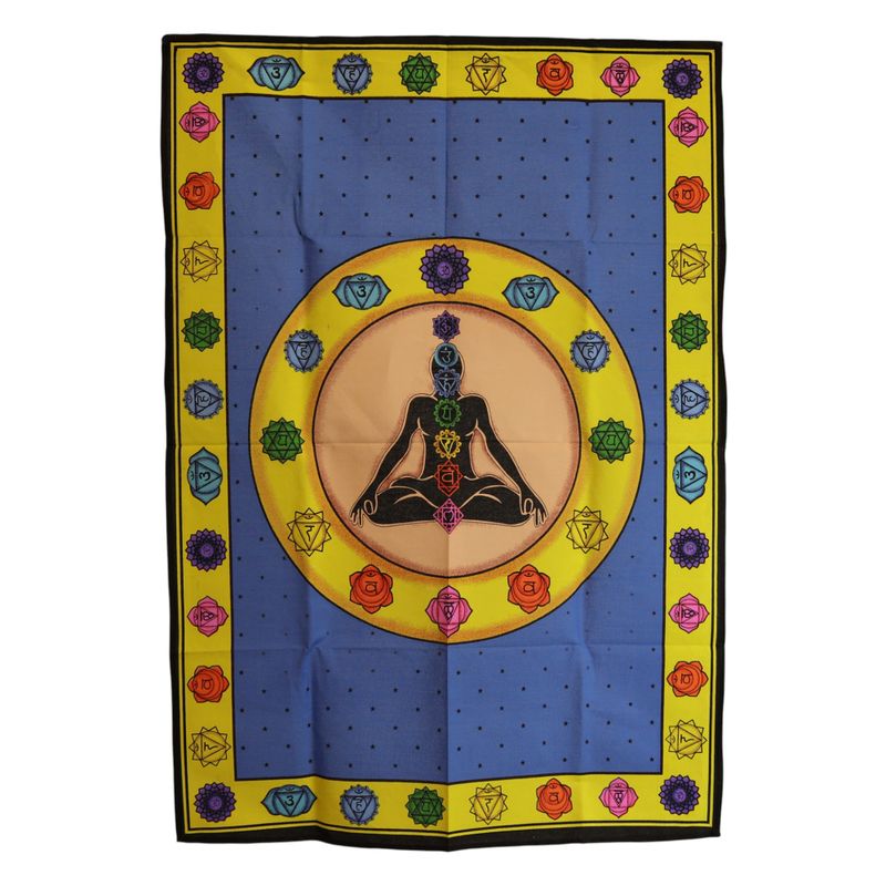 Väggdekoration i Bomull (70x110cm) - Livfull Chakra