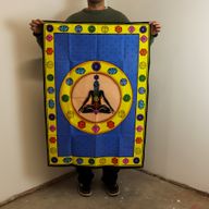 Väggdekoration i Bomull (70x110cm) - Livfull Chakra