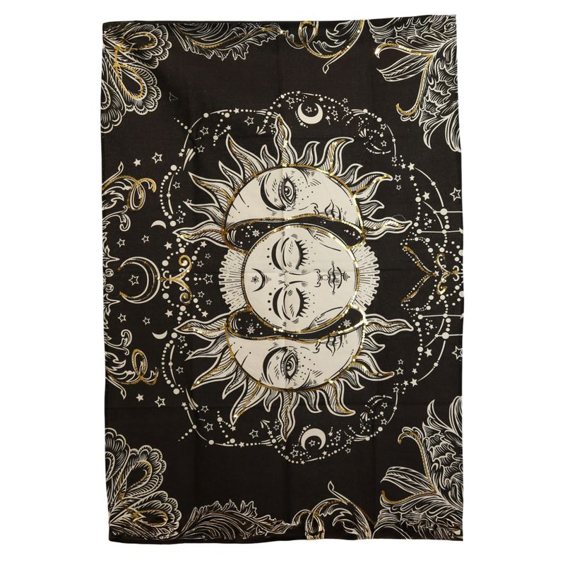 Väggdekoration i Bomull (70x110cm) - Solgudinna