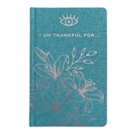 Blå Tacksamhetsdagbok - 120 sidor - I am Thankful For - Silverkant