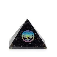 Liten Orgonitpyramid 5.5x4.5cm - Livets Träd - Svarta Turmalinspån