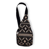 Nomad Sari Jacquard Naturväska – Desert Loom – Crossbody-väska