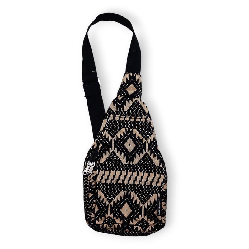 Nomad Sari Jacquard Naturväska – Desert Loom – Crossbody-väska