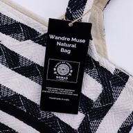 Nomad Sari Jacquard Naturväska – Atlas Nomad – Wander Muse Axelremsväska