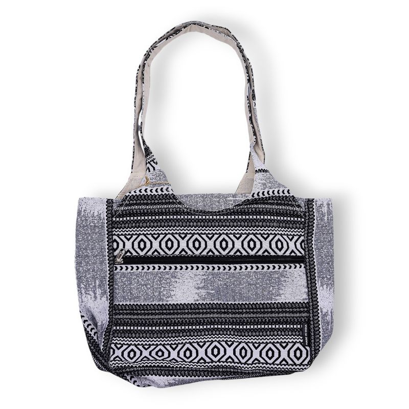 Nomad Sari Jacquard Naturväska – Urban Caravan – Wander Muse Axelremsväska