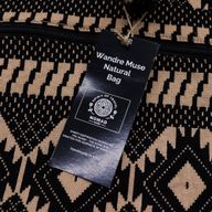 Nomad Sari Jacquard Naturväska – Desert Loom – Wander Muse Axelremsväska