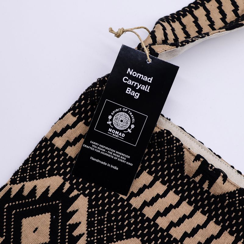 Jacquard Naturväska – Desert Loom – Nomad Carryall