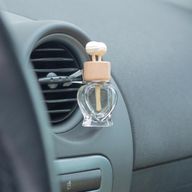Genomskinliga Diffusorflaskor till Bilen - till Ventilationsutblås – 8ml (3 olika designer x 4)