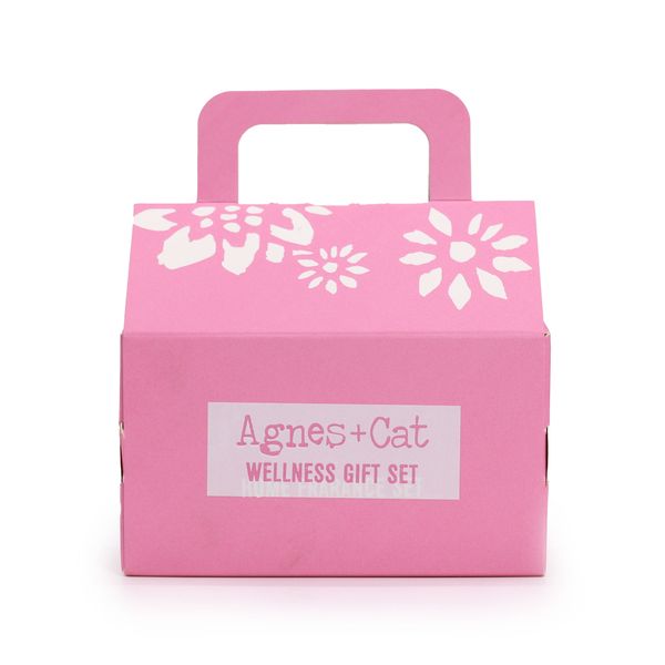 Agnes & Cat Gåvoset med Wellnessprodukter - Blomstring & Lycka