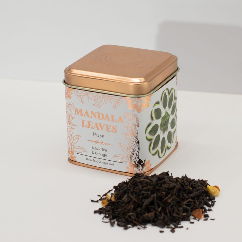 50g Organisk Svart & Apelsin Te