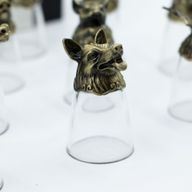 Gåvoset med 12 Bottom Up Shotglas (25ml) - Kinesiska Zodiak-varelser