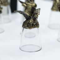 Gåvoset med 12 Bottom Up Shotglas (25ml) - Kinesiska Zodiak-varelser