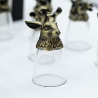 Gåvoset med 12 Bottom Up Shotglas (25ml) - Kinesiska Zodiak-varelser