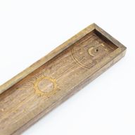 Rökelsehållare & Kristallbricka med Zodiakdesign