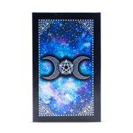 Tarotkortlek med Blå Folie - Månansikte - med Guidehäfte