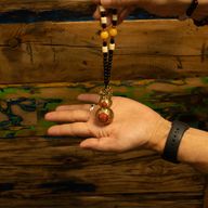 Feng Shui Hängande Talisman - Kalebass för Hälsa & Långt Liv